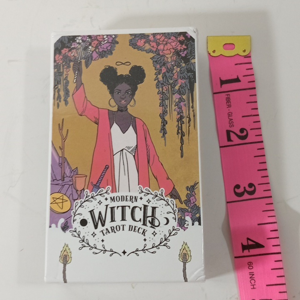 Modern  Witch Tarot Deck Black New Witchery Reading Wizard